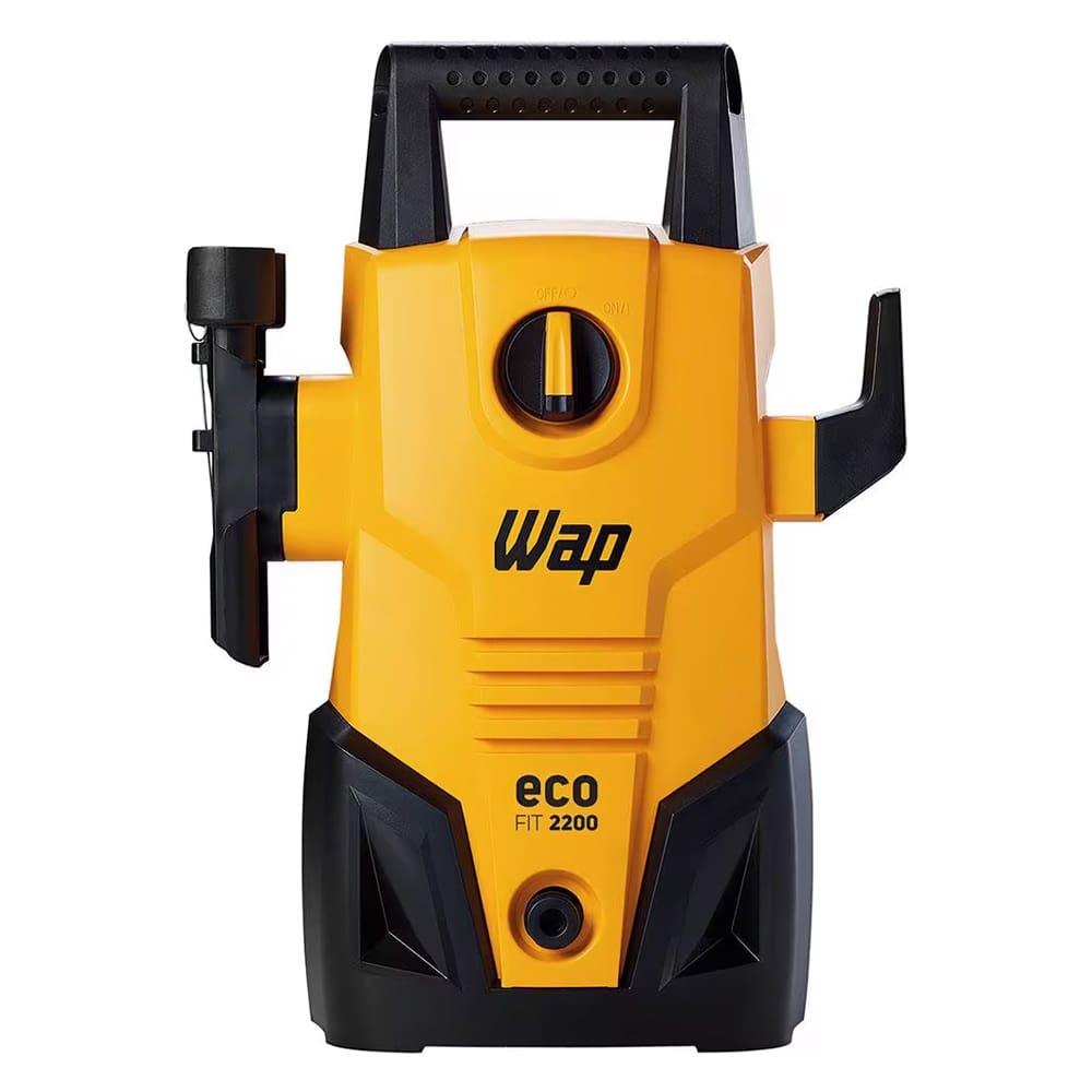Lavadora de Alta Pressão Wap Eco Fit 2200 1500psi 1400W com Jato de Água Leque e Concentrado, Sistema Stop Total - Amarelo/Preta - 2