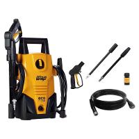 Lavadora de Alta Pressão Wap Eco Fit 2200 1500psi 1400W com Jato de Água Leque e Concentrado, Sistema Stop Total - Amarelo/Preta - 1