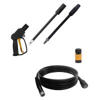 Lavadora de Alta Pressão Wap Eco Fit 2200 1500psi 1400W com Jato de Água Leque e Concentrado, Sistema Stop Total - Amarelo/Preta - 7