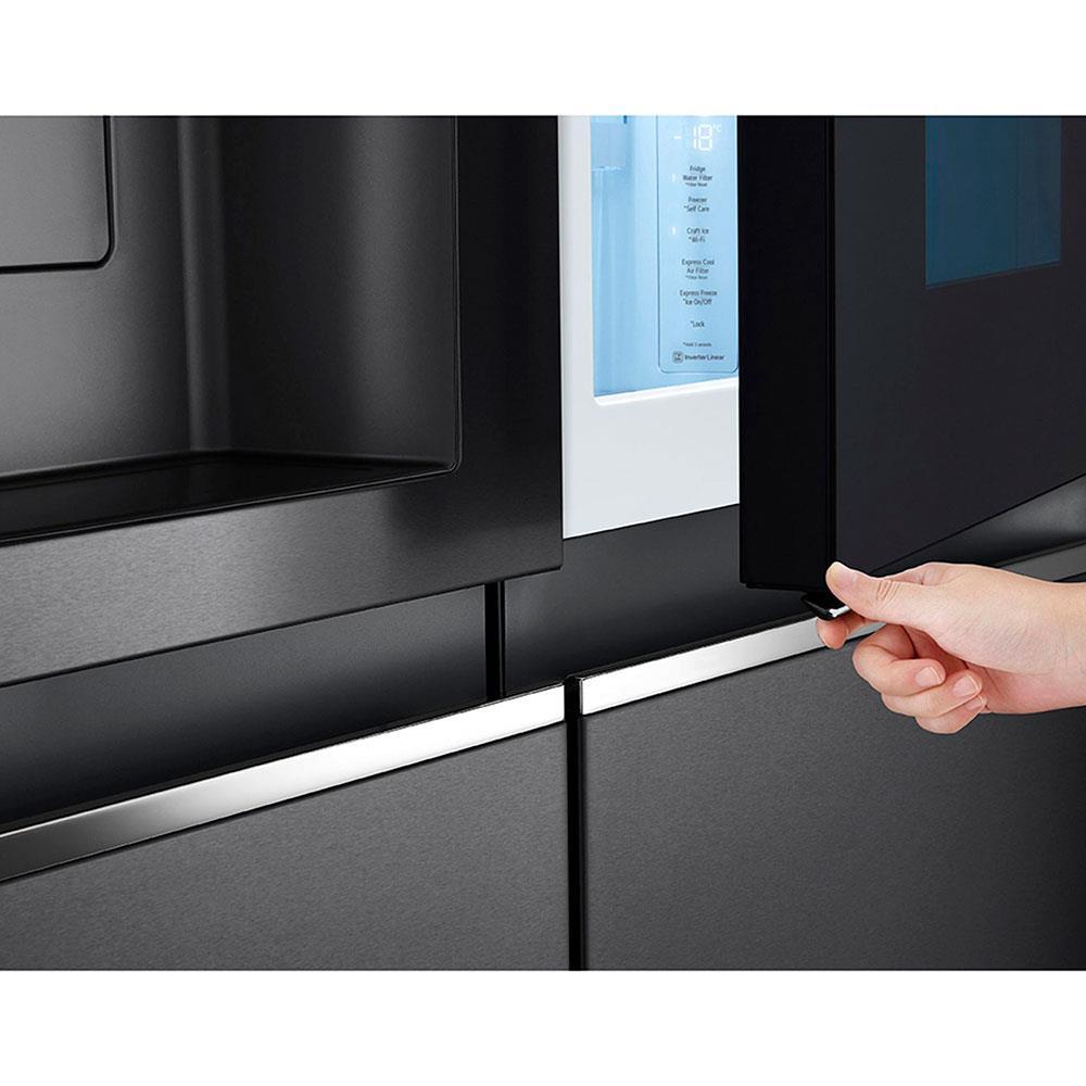Geladeira LG Frost Free 598L Side by Side Inverter GC-X257CSH Tecnologia InstaView e Uvnano Aço Escovado - 9