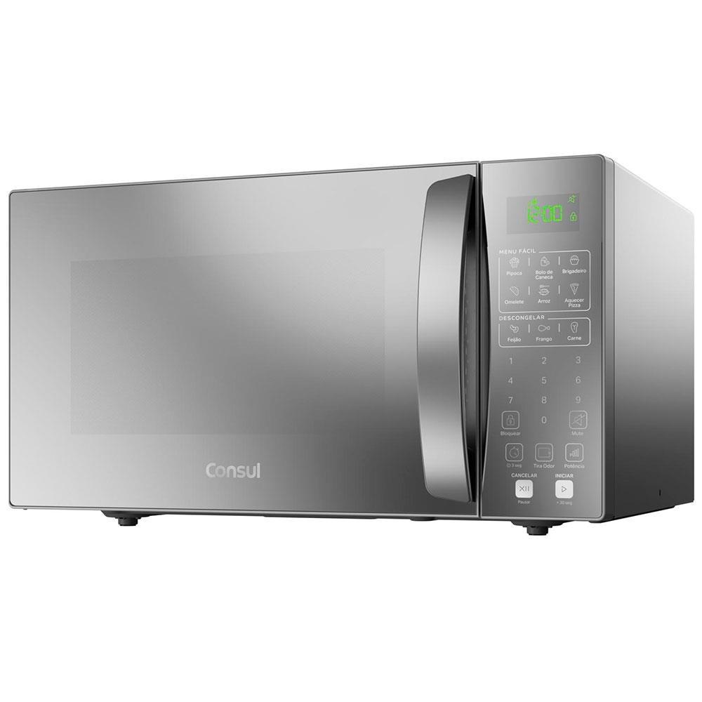 Forno de Micro-ondas Consul CMS46AR com Função Menu Fácil 32L - Prata - 1