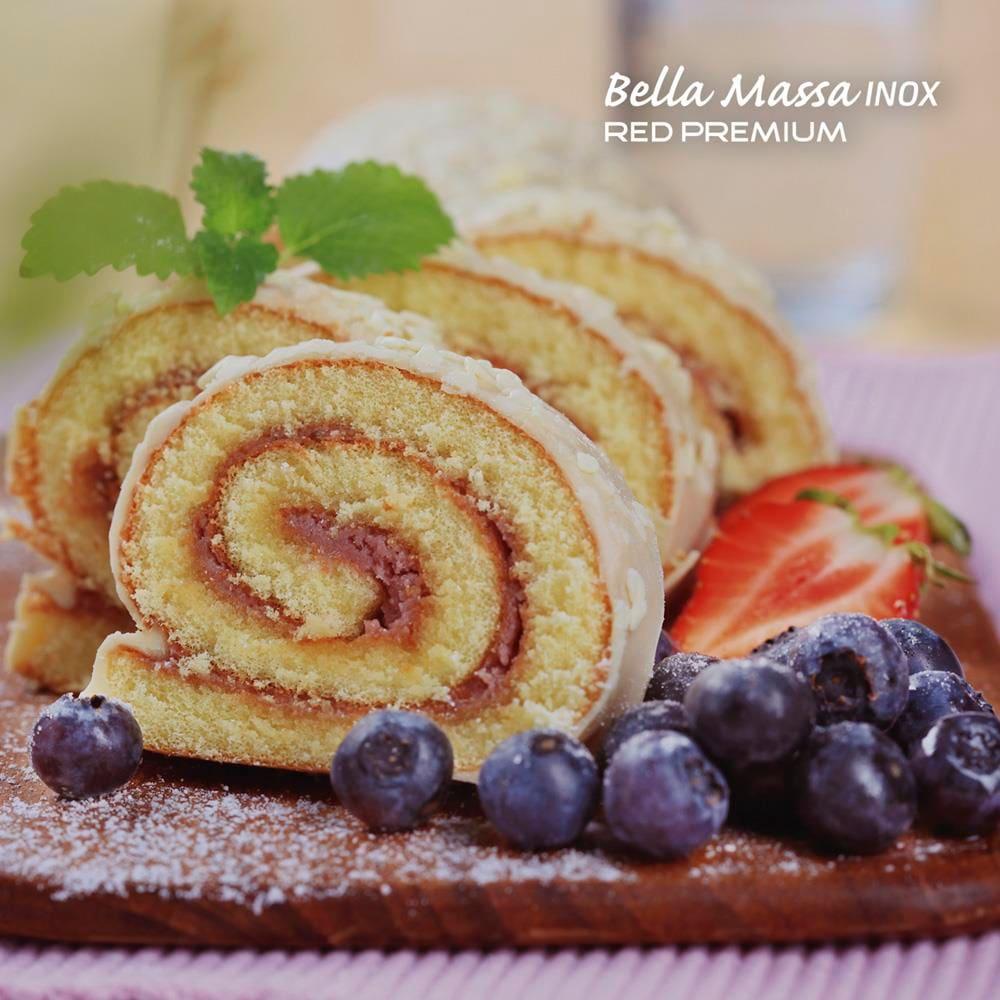 Batedeira Mondial Premium Vermelha Bella Massa Inox B-29 NP com 4 Velocidades e 500W - 7