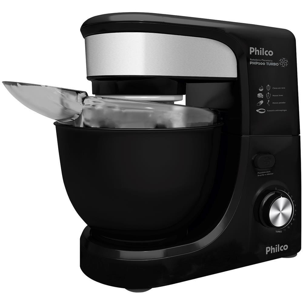 Batedeira Planetária Philco PHP500 Turbo com 11 Velocidades e 500W – Preto - 3