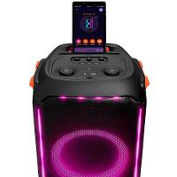 Caixa de Som Portátil JBL PartyBox 710 com Bluetooth, Luzes LED e À Prova de Respingos - 800W RMS