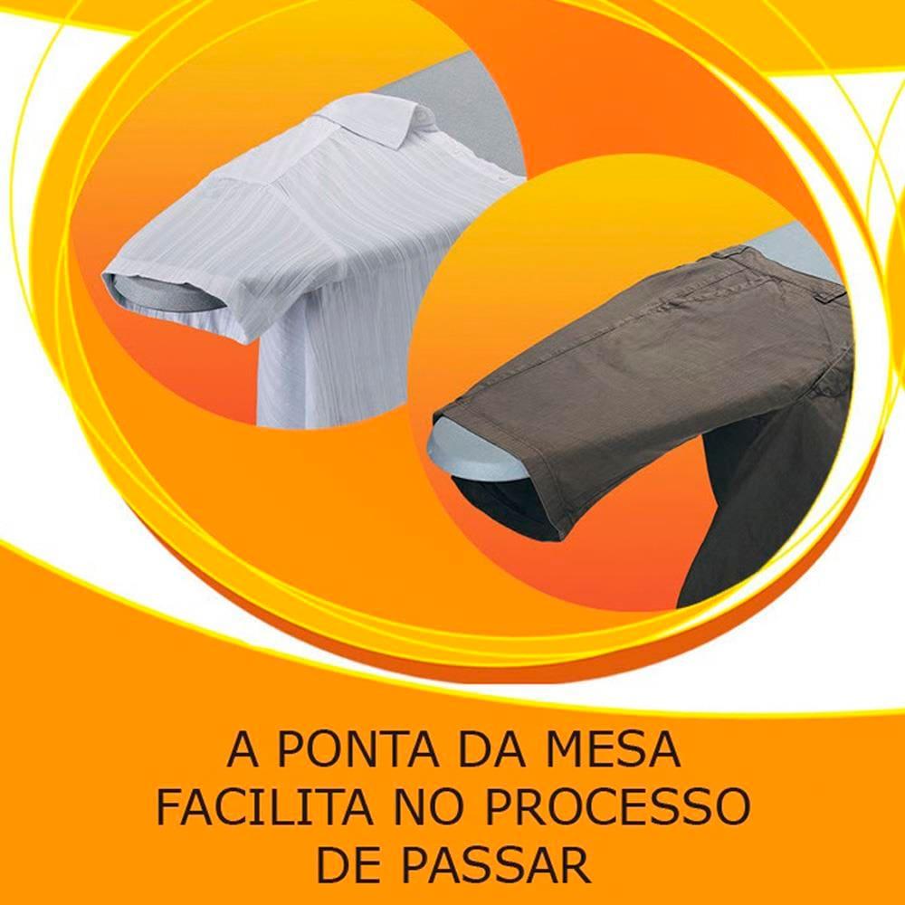 Tábua de Passar Roupa Regulável Utimil EP 212 - Cinza/Branco - 9