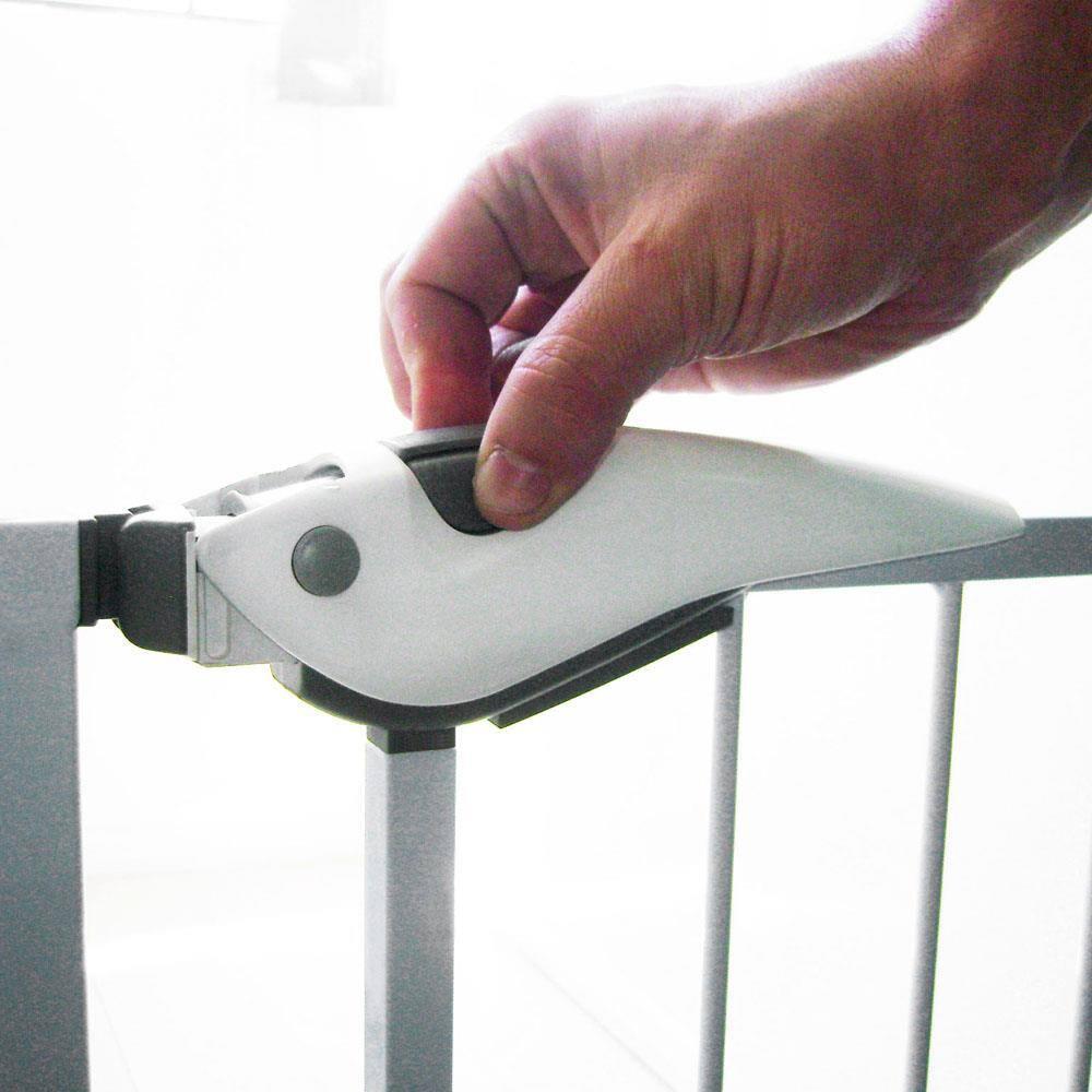 Grade para Porta - Portãozinho 70X90 CM Utimil EP200 em Aço Branco - 4