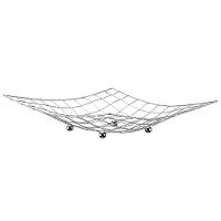 Fruteira de Mesa Rasa Quadriculada Utimil CR412 em Arame Cromado - 1