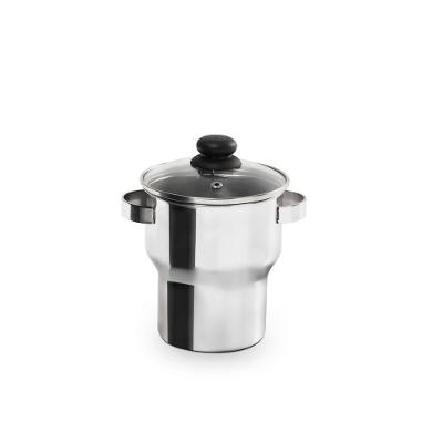 Cuscuzeira com Alça Forma em Aço Inox - 1,3 L