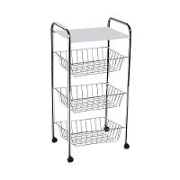 Fruteira Utimil com 3 Cestos e Tampo em Aço com Pintura Epoxi – 82 cm - 2