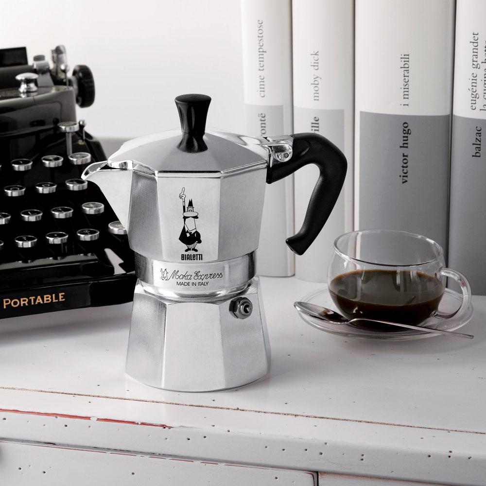 Cafeteira Italiana Bialetti Nuova Moka Express em Alumínio - 3 Xícaras - 4