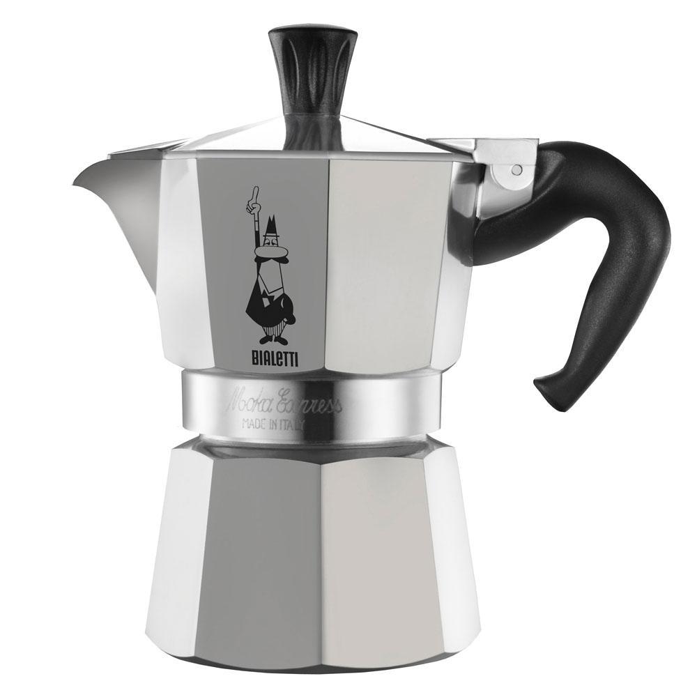 Cafeteira Italiana Bialetti Nuova Moka Express em Alumínio - 6 Xícaras - 1