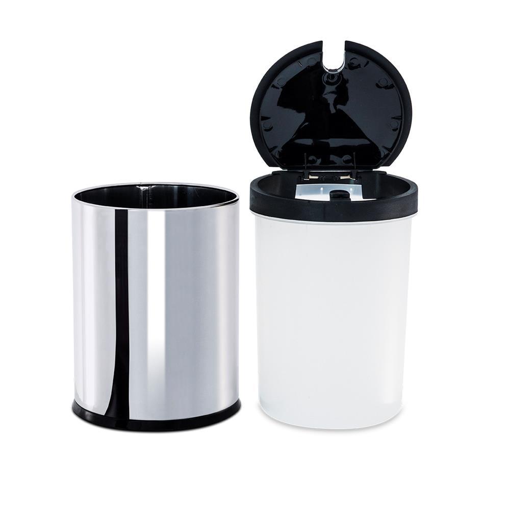 Lixeira Brinox Decorline Press em Inox com Tampa – 4 L - 5