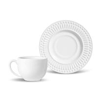 Conjunto de Xícaras de Chá Porto Brasil Roma em Faiança Feldspática 160 ml – 6 Peças - 2