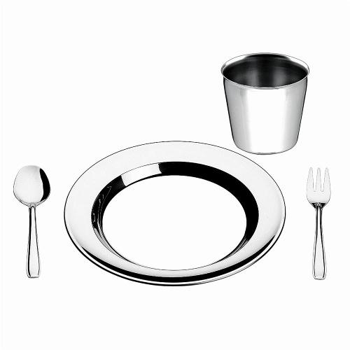 Conjunto Infantil Brinox Puppys 1700/104 em Aço Inox – 4 Peças