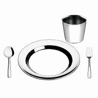 Conjunto Infantil Brinox Puppys 1700/104 em Aço Inox – 4 Peças - 1