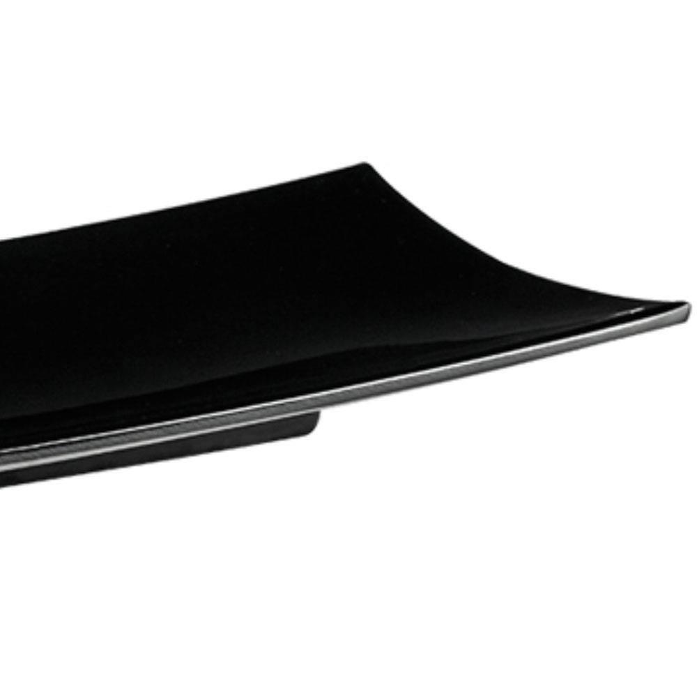 Travessa Sashimi Haus Concept Oriente Preto - 36,3x13,5x3,3cm - 5