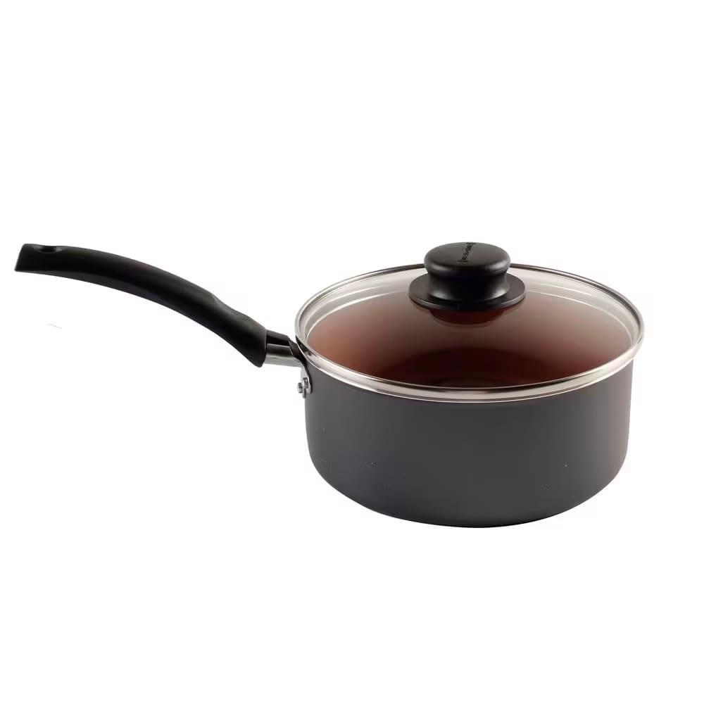 Conjunto de Panelas 10 Peças Tramontina Turim com Revestimento Antiaderente Starflon T1, Tampas de Vidro e Cabos de Baquelite – Bronze/Grafite - 2