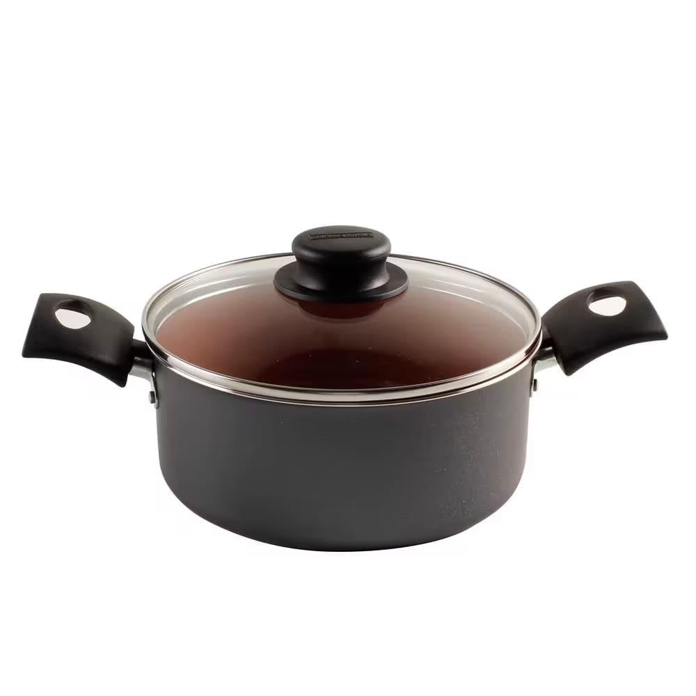 Conjunto de Panelas 10 Peças Tramontina Turim com Revestimento Antiaderente Starflon T1, Tampas de Vidro e Cabos de Baquelite – Bronze/Grafite - 3