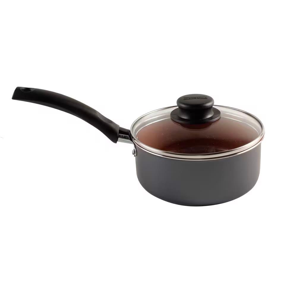 Conjunto de Panelas 10 Peças Tramontina Turim com Revestimento Antiaderente Starflon T1, Tampas de Vidro e Cabos de Baquelite – Bronze/Grafite - 5