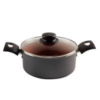 Conjunto de Panelas 10 Peças Tramontina Turim com Revestimento Antiaderente Starflon T1, Tampas de Vidro e Cabos de Baquelite – Bronze/Grafite - 3