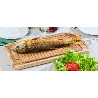 Grelha Dupla para Peixe Utimil Pequena em Aço Cromado