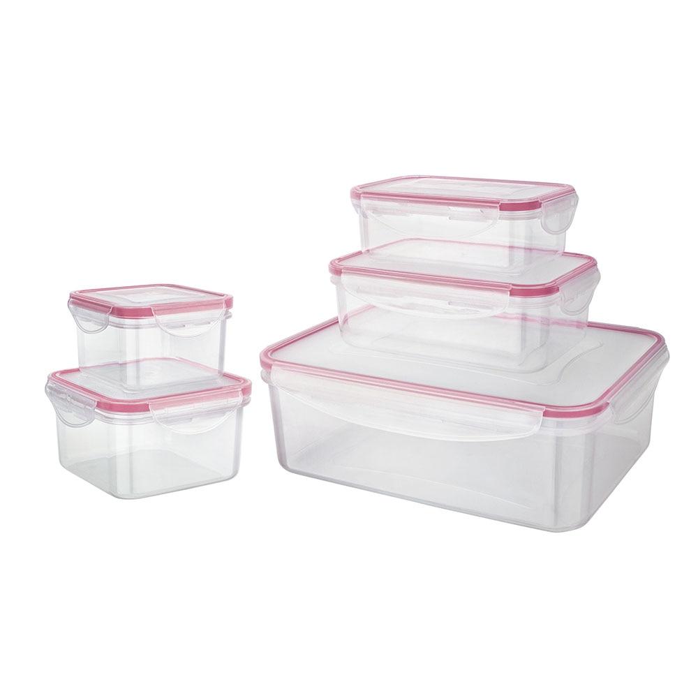 Conjunto de Potes Herméticos Euro Home PLA3604-VM em Plástico – 5 Peças - 2
