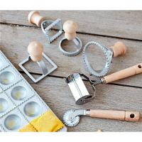 Conjunto de Acessórios para Pasta Eppicotispai em Madeira e Inox – 8 Peças - 1