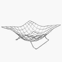 Fruteira de Mesa Utimil Quadriculada em Aço Cromado – 33 cm - 4