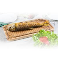 Grelha Dupla para Peixe Utimil Média em Aço Cromado