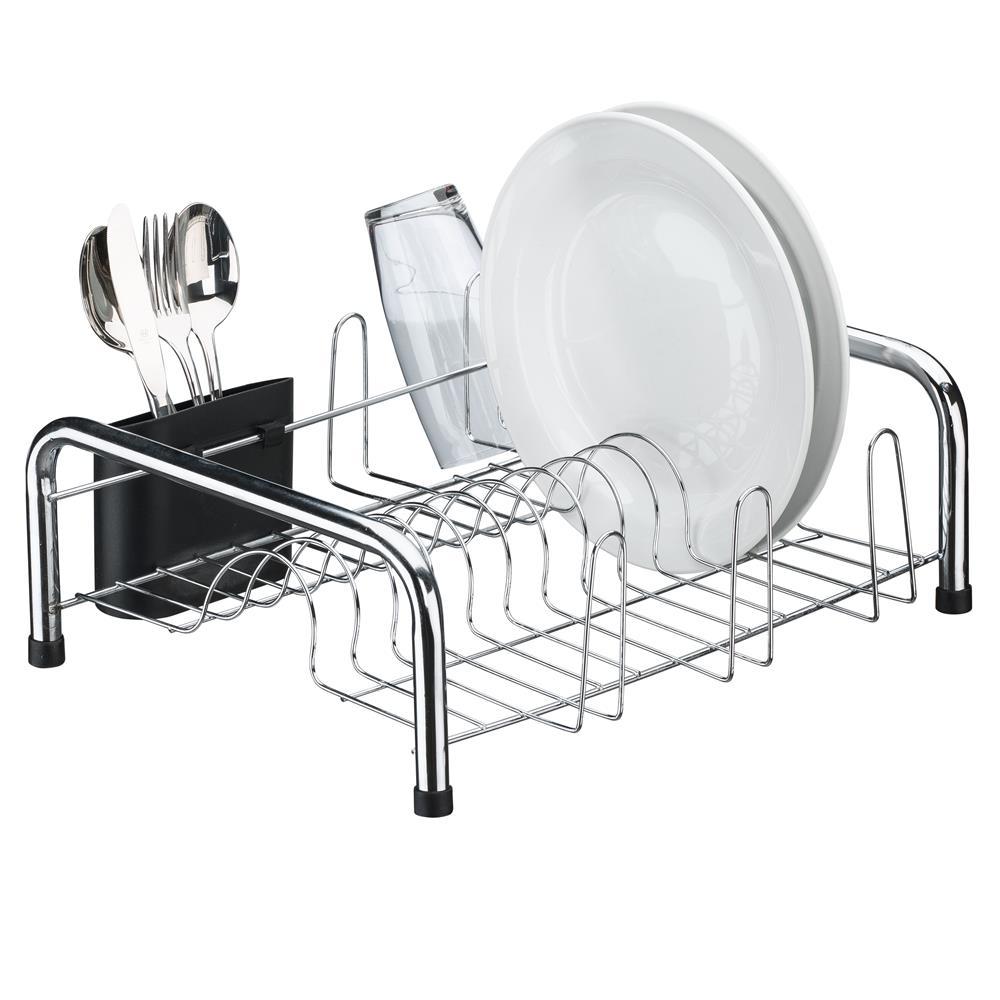 Escorredor de Louças para 13 Pratos Utimil em Aço Cromado - 1