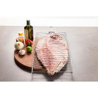 Grelha Dupla para Peixe Utimil Grande em Aço Cromado - 6