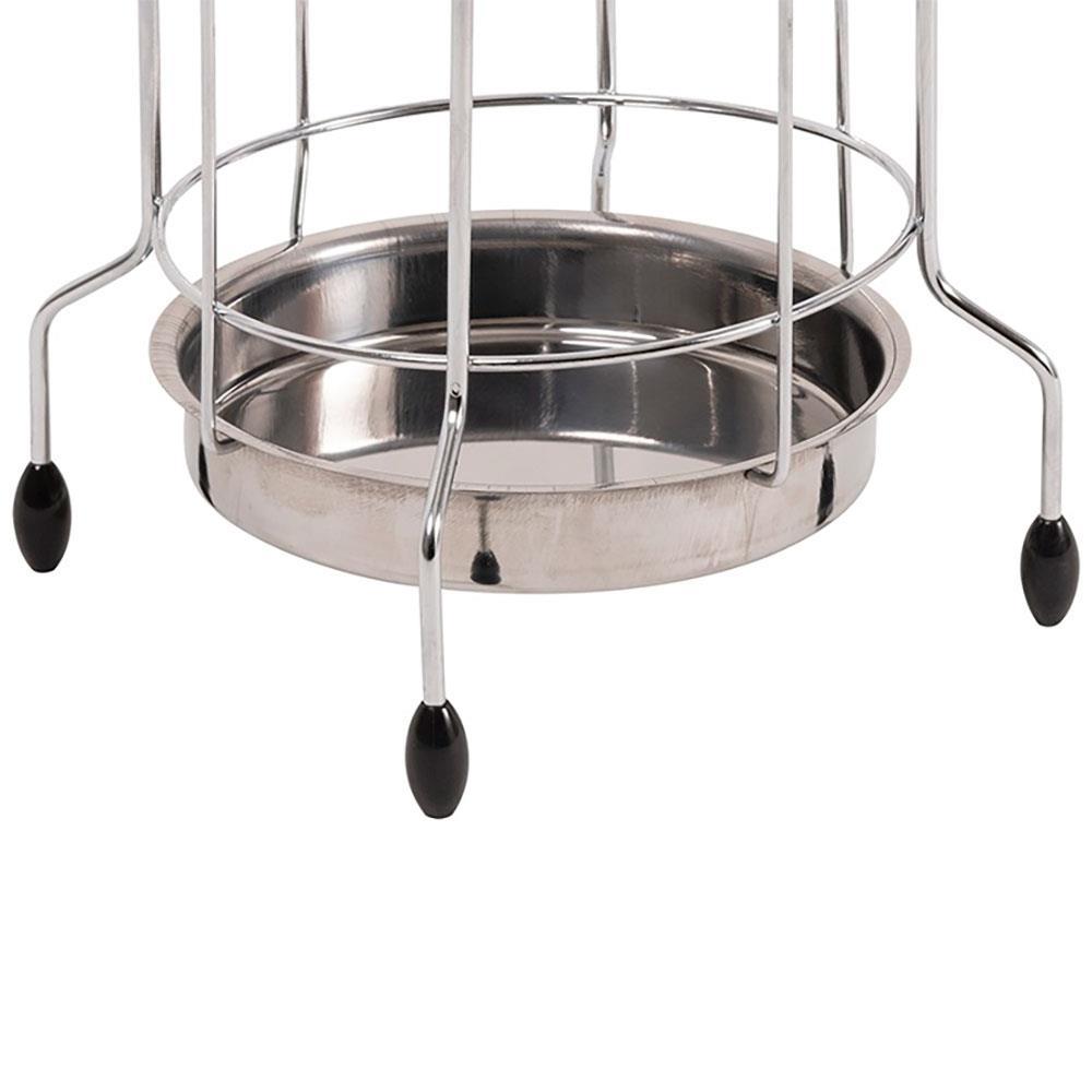 Porta Guarda-chuva em Aço Cromado, Inox e PVC Utimil Redondo – 64 cm - 4