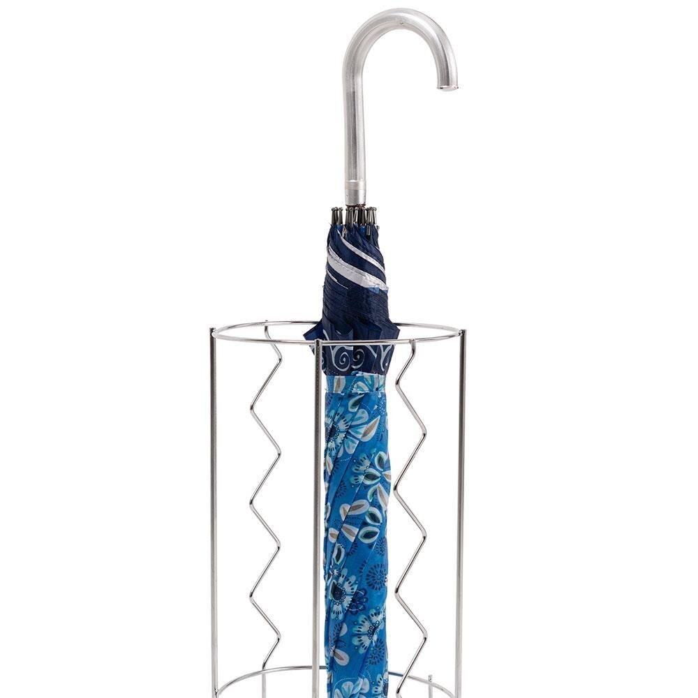 Porta Guarda-chuva em Aço Cromado, Inox e PVC Utimil Redondo – 64 cm - 5