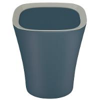 Lixeira Basculante Euro Home Smart Polipropileno 8,5L - Azul Petróleo - 1