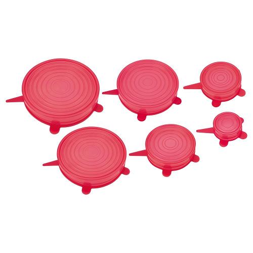 Conjunto de Tampas Euro Home em Silicone - 6 Tampas