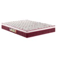 Colchão de Casal Hellen Strong One Face Espuma D45 24x138x188 cm - Vermelho e Branco - 1