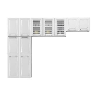 Cozinha Compacta Itatiaia Diamante com 11 Portas e 9 Prateleiras - 245cm de largura