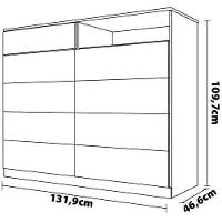 Cômoda Bartira Versatti com 9 Gavetas e Nicho - 3