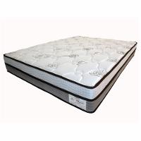 Colchão King Size Ortobom New Magestic com Ortopillow e Molas Ensacadas 27x193x203 cm - Marrom/Cinza - 1