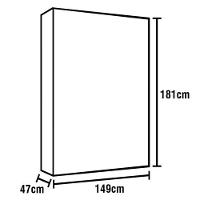 Guarda-Roupa Bartira Brusque II com 149 cm de Largura, 6 Portas e 2 Gavetas - 5
