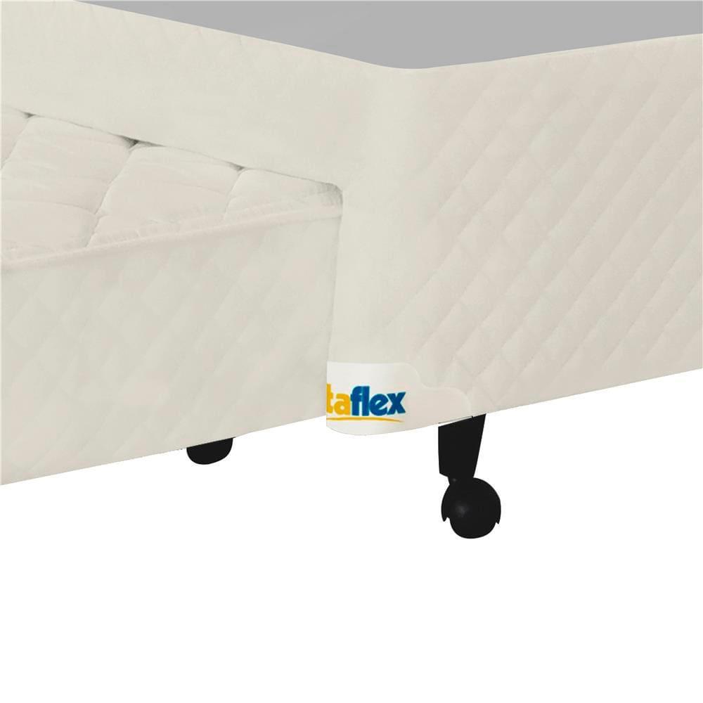 Base Box para Colchão Solteiro Itaflex Lyon com Cama Auxiliar 42x88x188 cm - Bege - 3