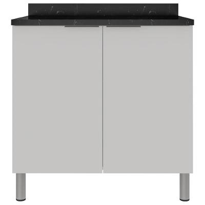 Balcão Duplo Bartira Rubi com 2 Portas e 1 Prateleira - 80,1cm de largura