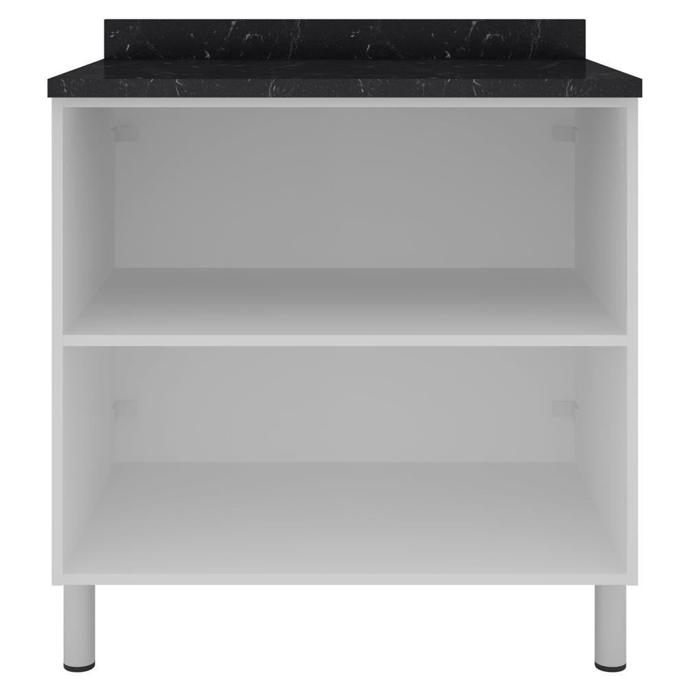 Balcão Duplo Bartira Rubi com 2 Portas e 1 Prateleira - 80,1cm de largura - 2