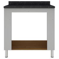 Balcão para Forno e Cooktop Bartira Rubi com 5 Bocas - 80,1cm de largura - 2