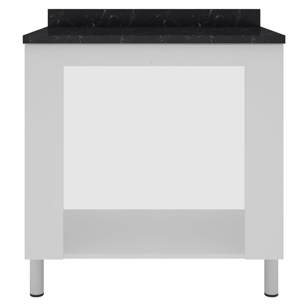 Balcão para Forno e Cooktop Bartira Rubi com 5 Bocas - 80,1cm de largura - 2