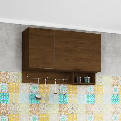 Armário Basculante Bartira Rubi com 2 Portas, 2 Prateleiras e Suporte para Utensílios