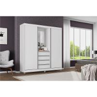 Guarda-Roupa Bartira Fortaleza II com Espelho, 2 Portas de Correr, 4 Gavetas - 184,5 cm de Largura - 3