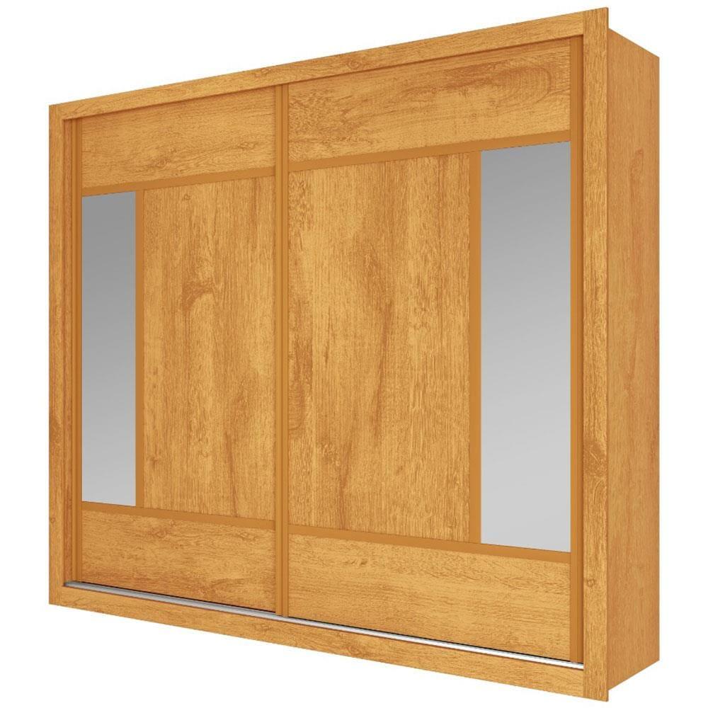 Guarda-Roupa Casal Europa Triunfo Flex com Espelho, 2 Portas de Correr e 6 Gavetas - 226cm de Largura - 4