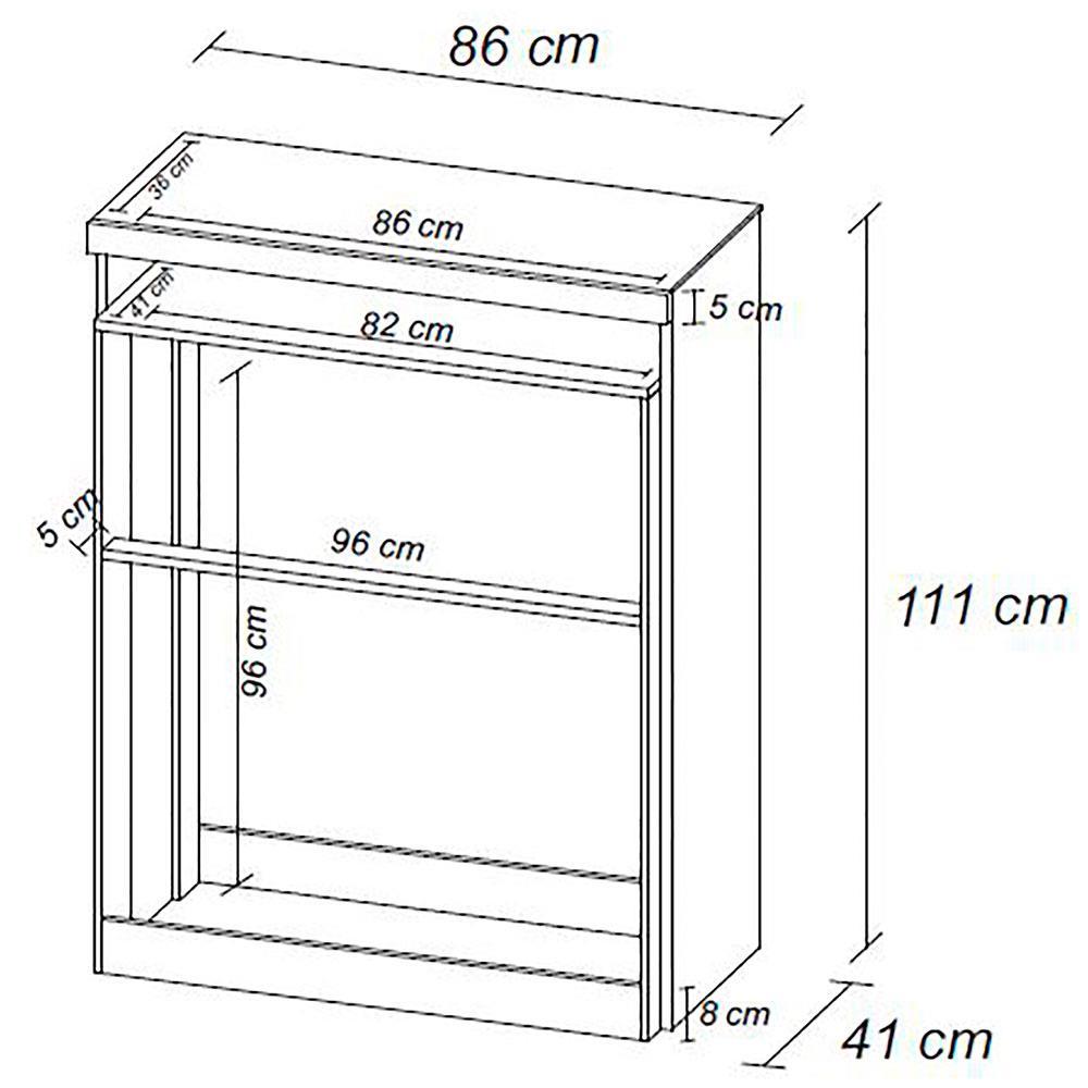 Cômoda Demóbile Triunfo com 5 Gavetas e 1 Nicho - 4