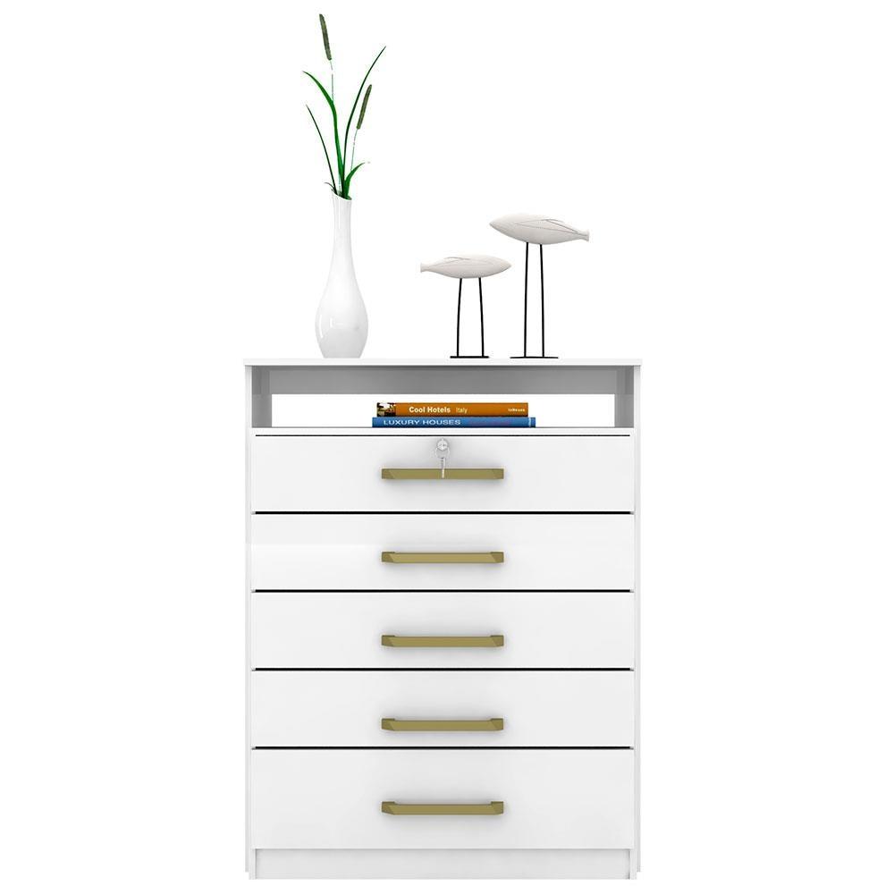 Cômoda Demóbile Triunfo com 5 Gavetas e 1 Nicho - 2